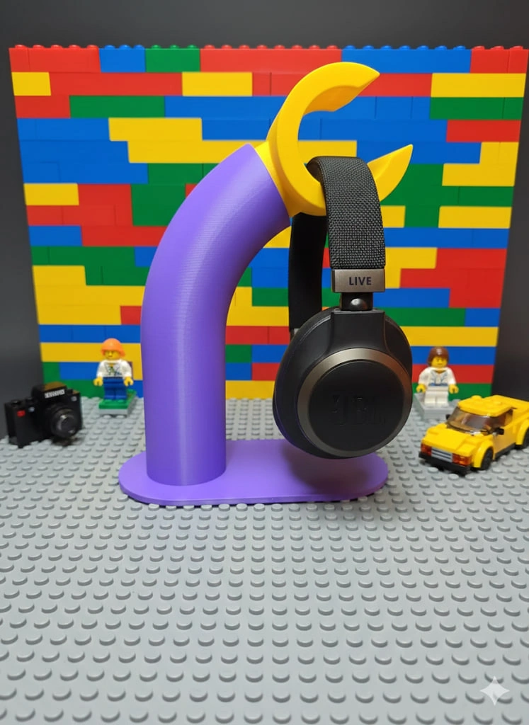 ستاند سماعات على شكل رجل ليجو — مطبوع 3D 2